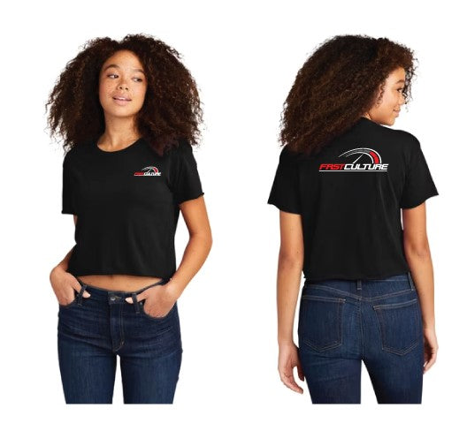 Women's Black Cali Crop